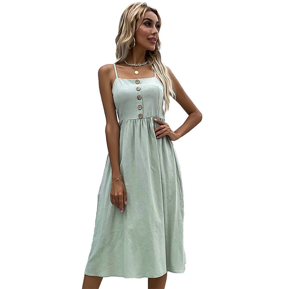 Elegantní midi letní šaty Zarusova z letní kolekce