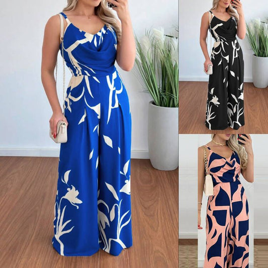 Elegantní overal s širokými nohavicemi od Zarusova