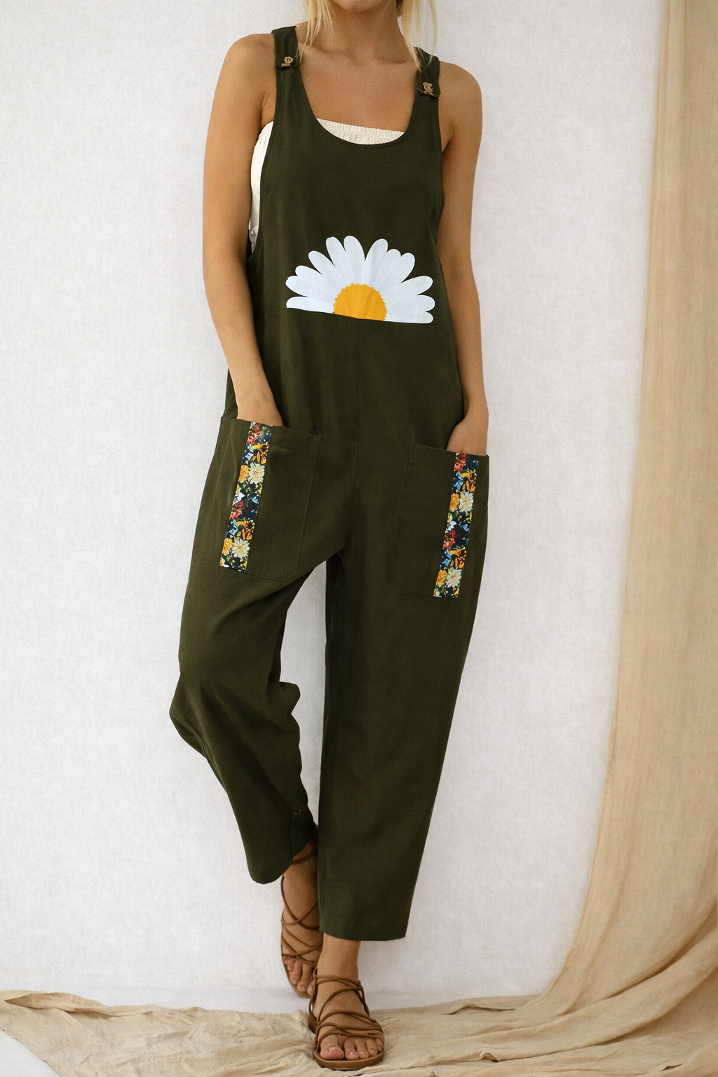 Vintage overal Daisy Zarusova inspirovaný Pinterestem
