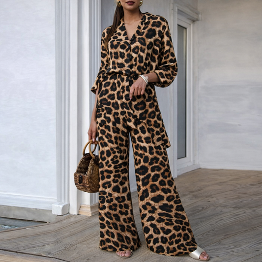 Volná sada s leopardím potiskem od Zarusova
