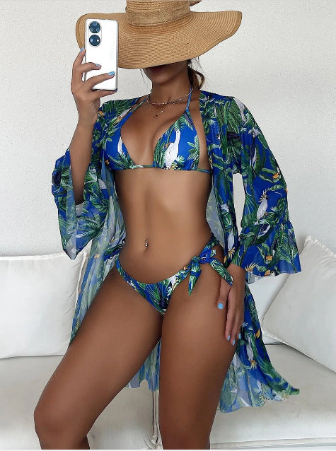 Kimono s tropickým potiskem od Zarusova