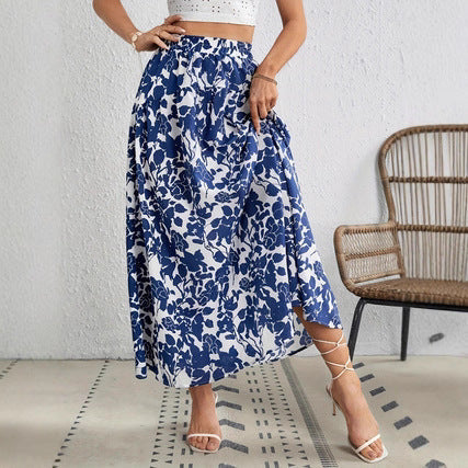 Elegantní květinová skládaná sukně od Zarusova
