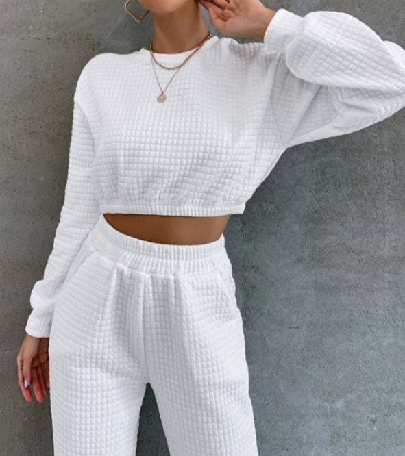 Textured Cozy Zarusova Women’s Lounge Set