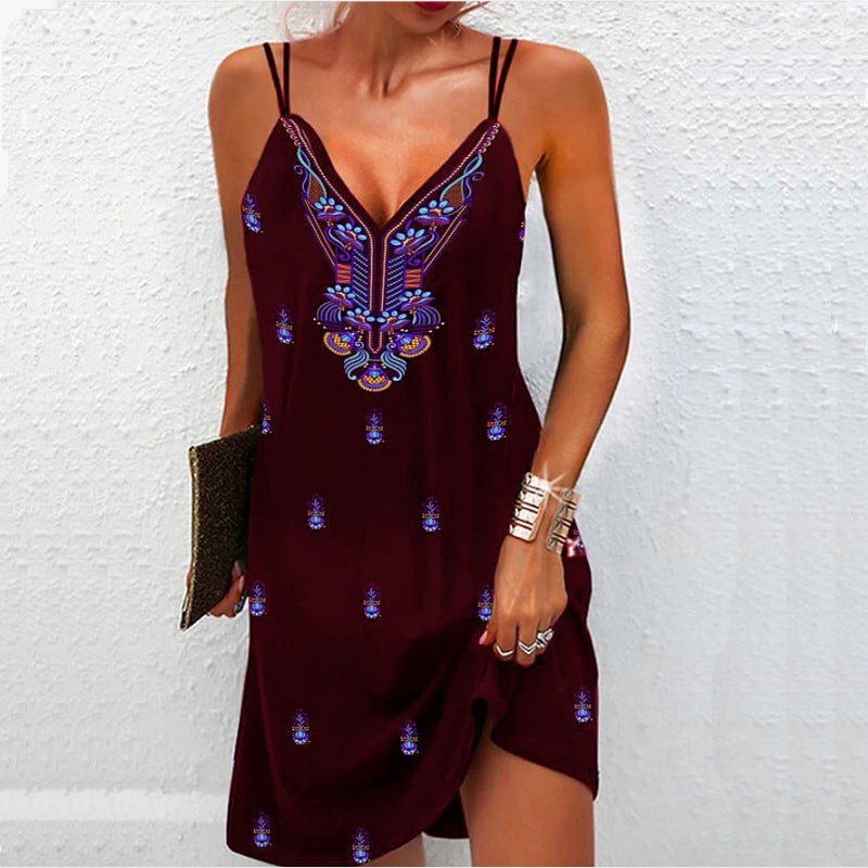 Letní kolekce Zarusova s výstřihem do V v boho stylu