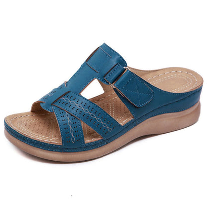 Dámské sandály Zarusova na klínku Vintage Slip-On