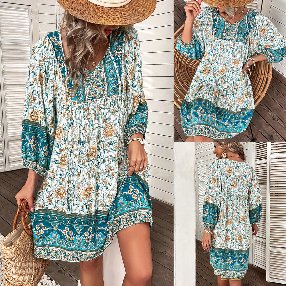 Boho Floral Zarusova Summer Dress