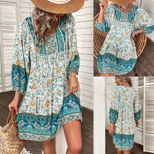 Boho Floral Zarusova Summer Dress