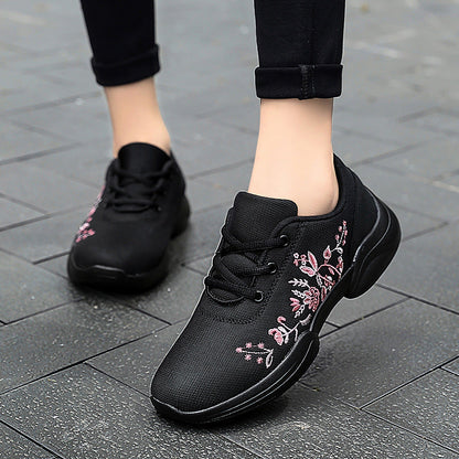 Breathable Zarusova Floral Mesh Sneakers