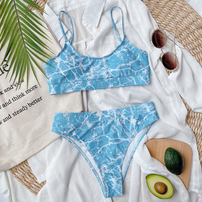 Bikiny s výrazným potiskem Zarusova inspirované Pinterestem