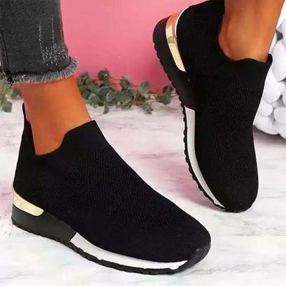 Chic Mesh Slip-On Sneakers by Zarusova