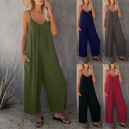 Relaxed Fit Zarusova Pinterest-Inspired Jumpsuit