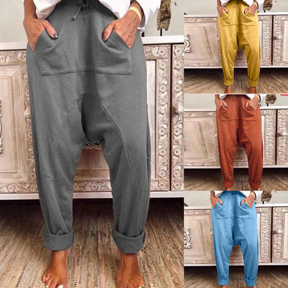 Chic Comfort Zarusova Lace Up Harem Pants