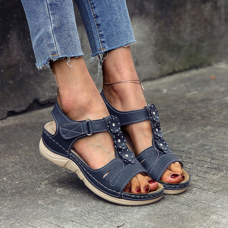 Pinterest-Inspired Floral Sandals by Zarusova