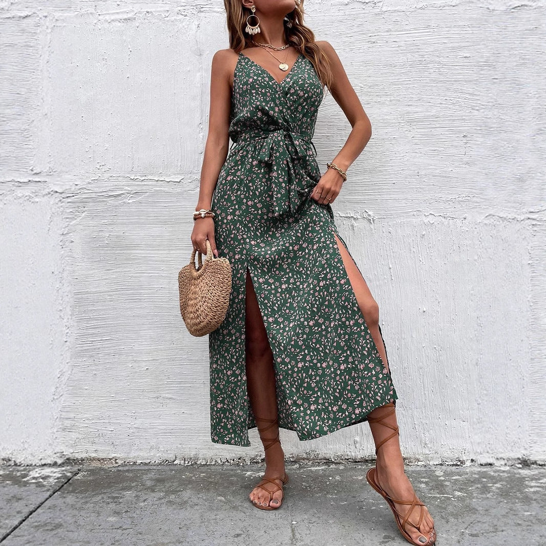 Bohemian Floral Zarusova Summer Strap Dress