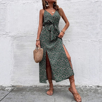 Bohemian Floral Zarusova Summer Strap Dress