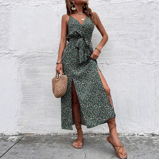 Bohemian Floral Zarusova Summer Strap Dress