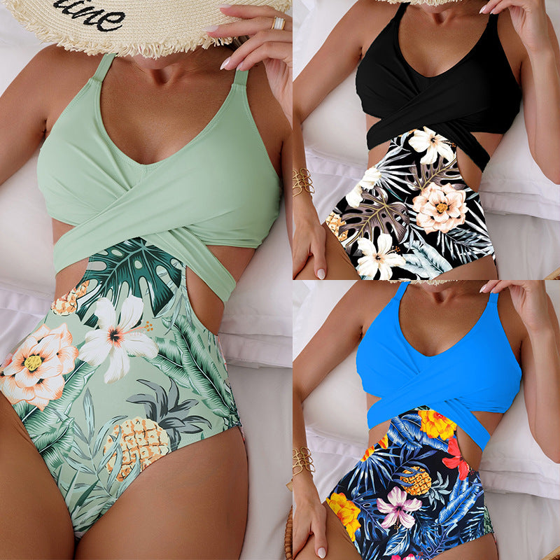 Chic Hollow Out Zarusova One-Piece Bikini