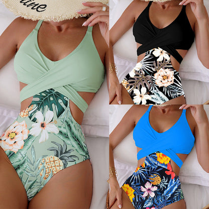 Chic Hollow Out Zarusova One-Piece Bikini