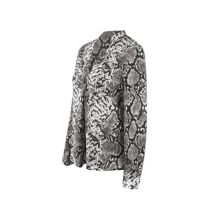 Elegantní top s leopardím potiskem a knoflíky Zarusova