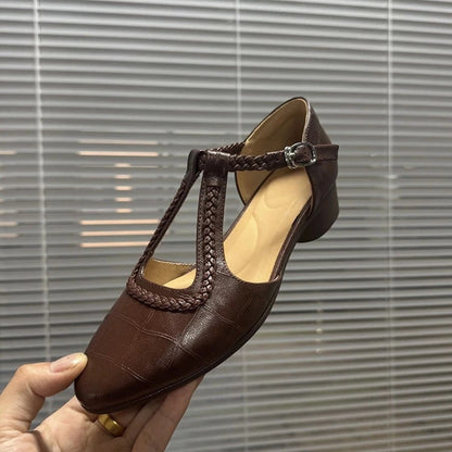 Retro Mary Jane Chunky Heels od Zarusova