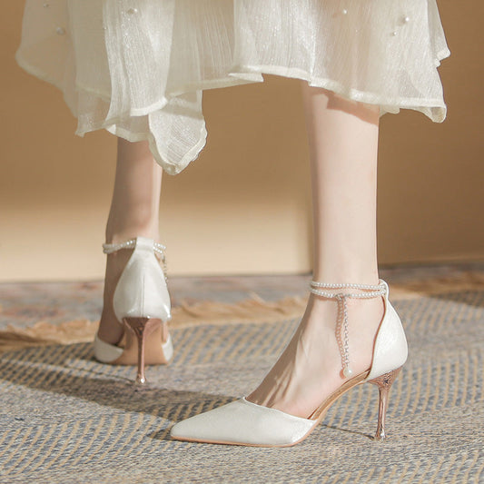 Elegant Zarusova Stiletto Buckle Sandals