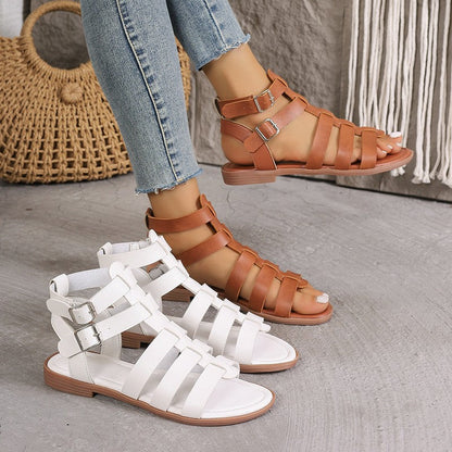 Chic Roman Zarusova Hollow Sandals