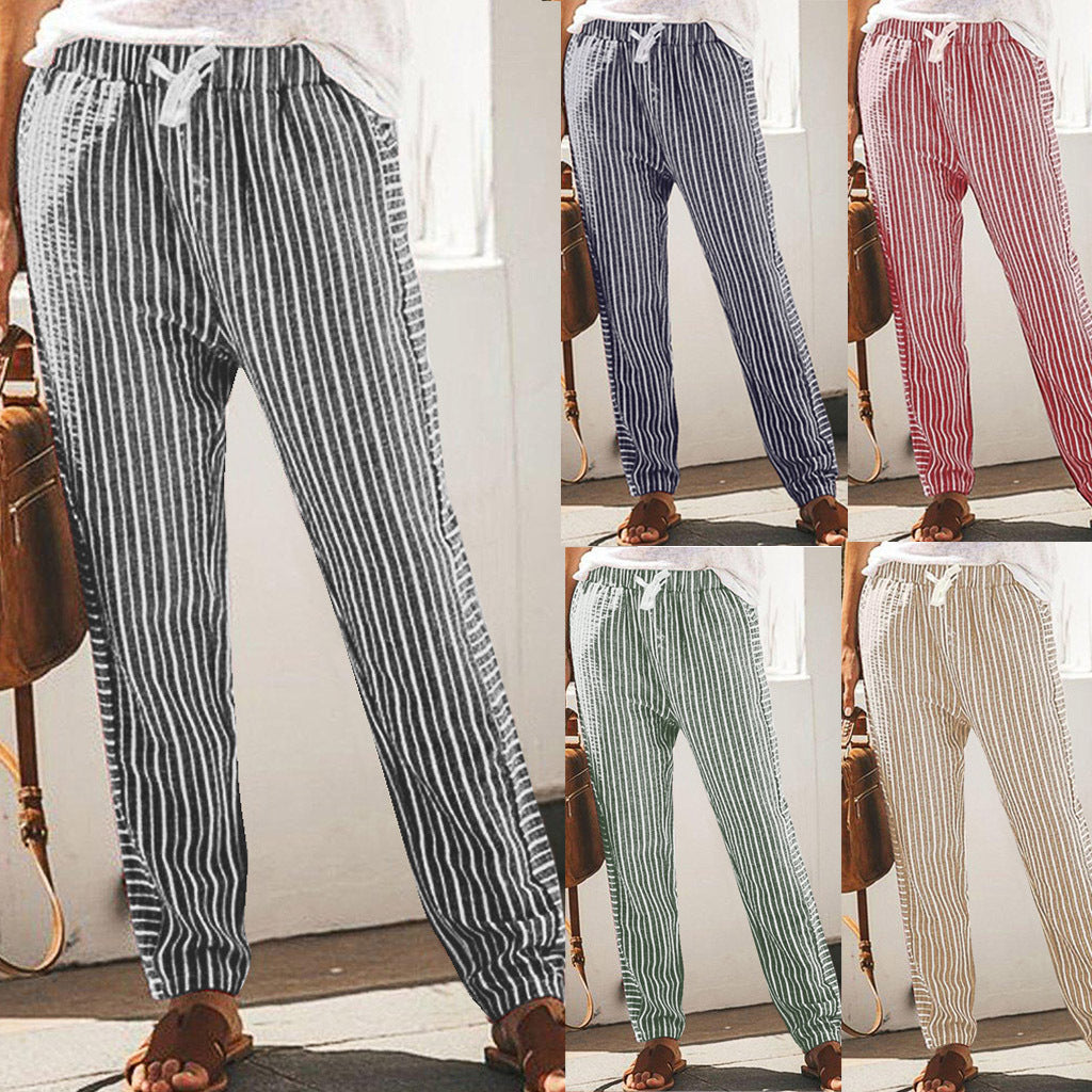Pinterest-Inspired Zarusova Striped Wide-Leg Pants