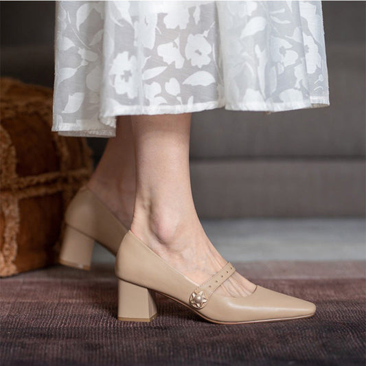 Classic Mary Jane Heels by Zarusova