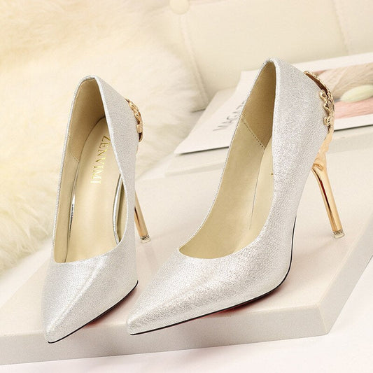 Elegant Suede High Heels by Zarusova