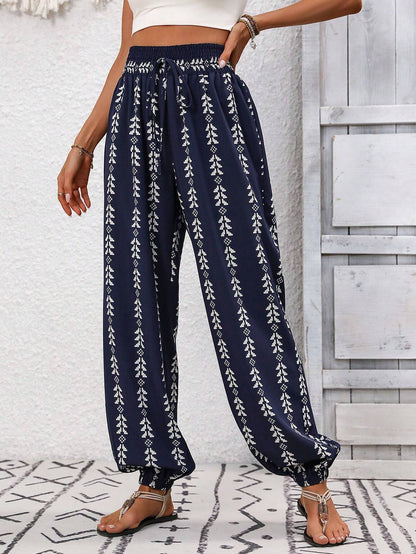 Boho kalhoty s širokými nohavicemi od Zarusova