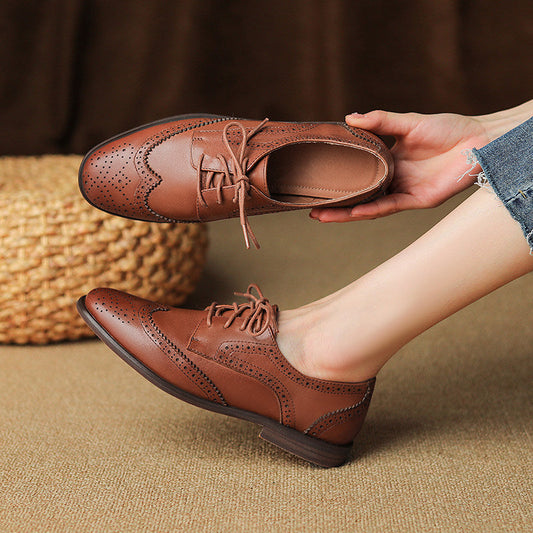 Classic British Lace-Up Shoes by Zarusova