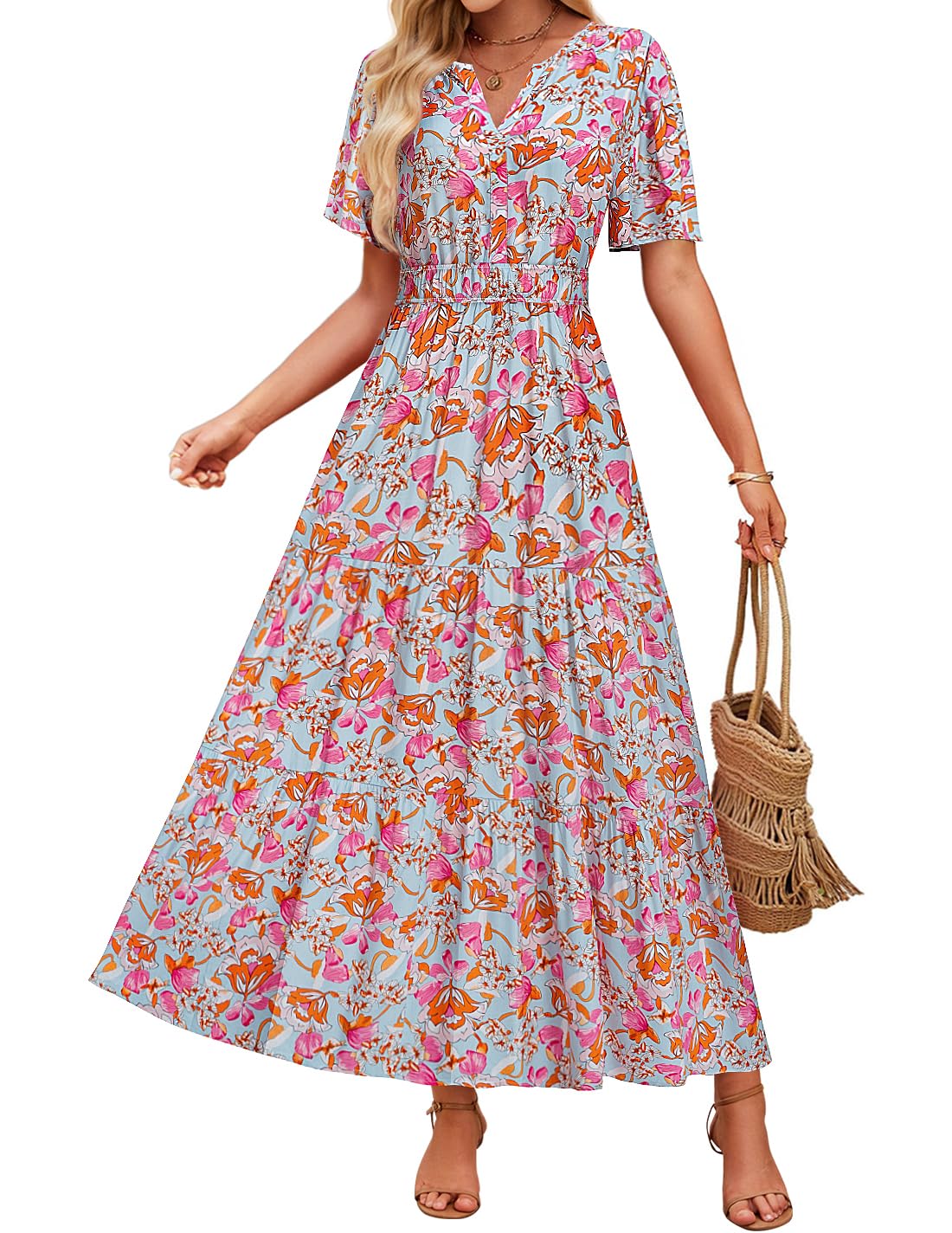 Květinové maxi šaty Zarusova Summer Comfort