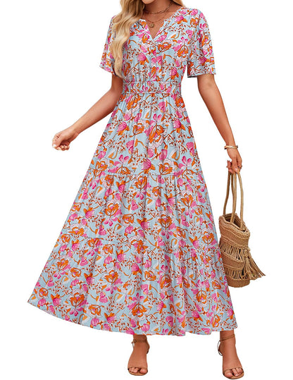 Květinové maxi šaty Zarusova Summer Comfort