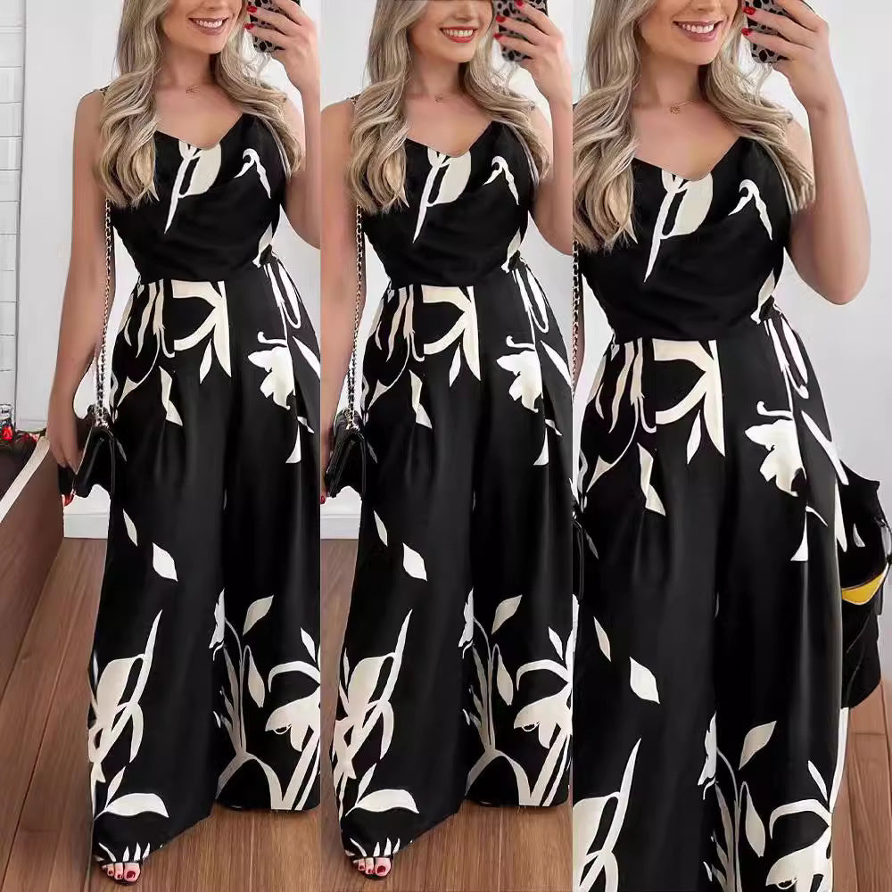 Elegantní overal s širokými nohavicemi od Zarusova