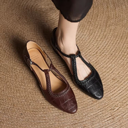 Retro Mary Jane Chunky Heels od Zarusova