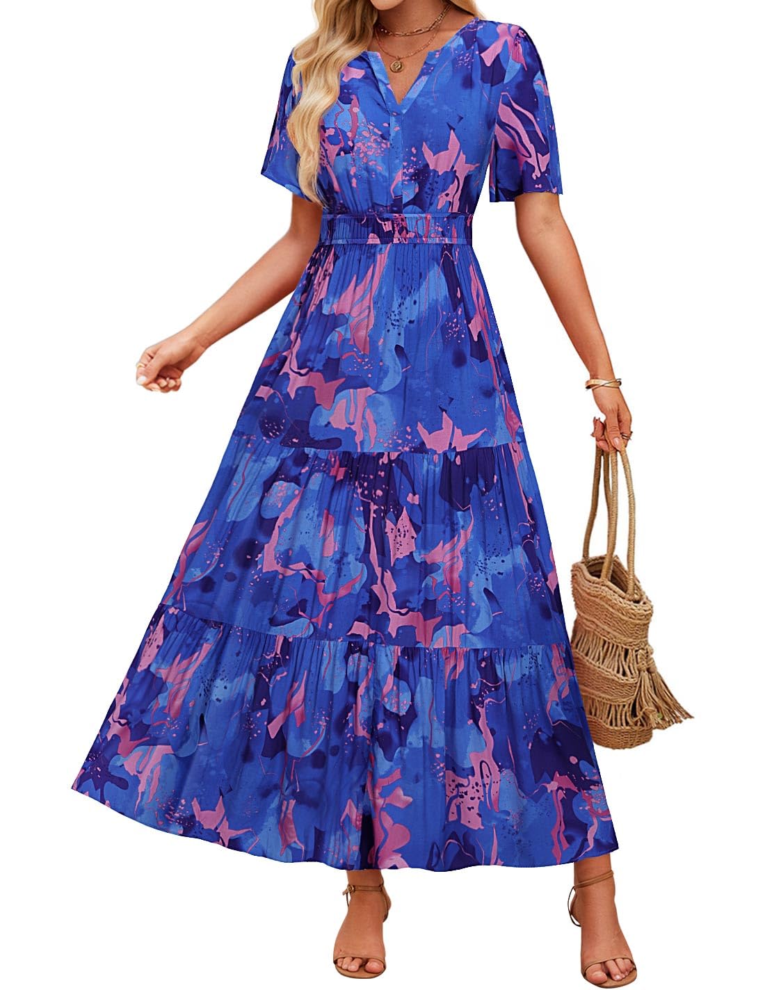 Květinové maxi šaty Zarusova Summer Comfort