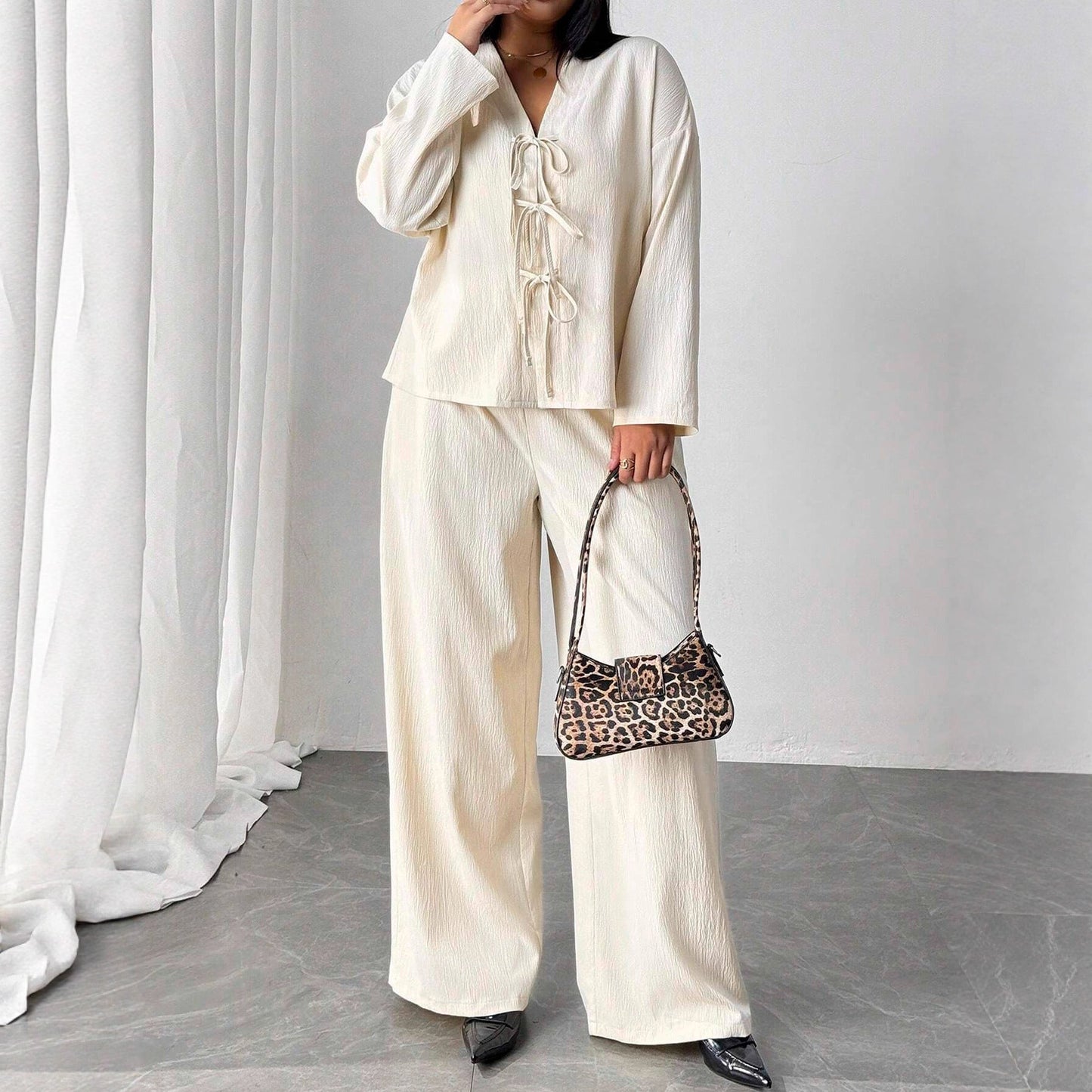 Elegant Apricot Lounge Set Zarusova Womenswear