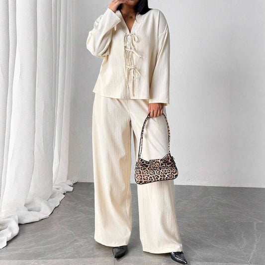 Elegant Apricot Lounge Set Zarusova Womenswear