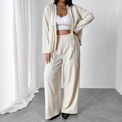 Elegantní meruňková sedací souprava Zarusova Womenswear