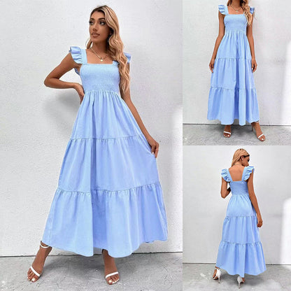 Chic Ruffle Maxi Dress by Zarusova