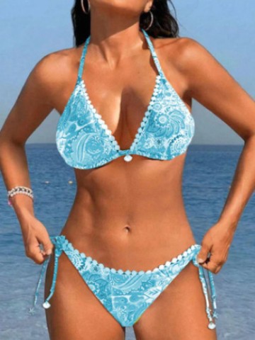 Bikiny s výrazným potiskem od Zarusova