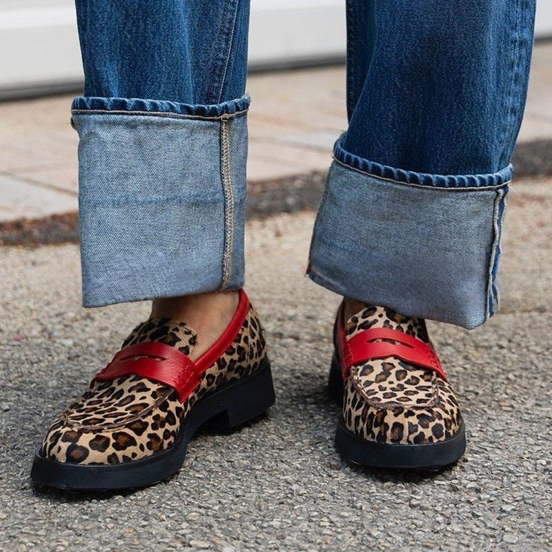 Elegantní boty s leopardím podpatkem od Zarusova