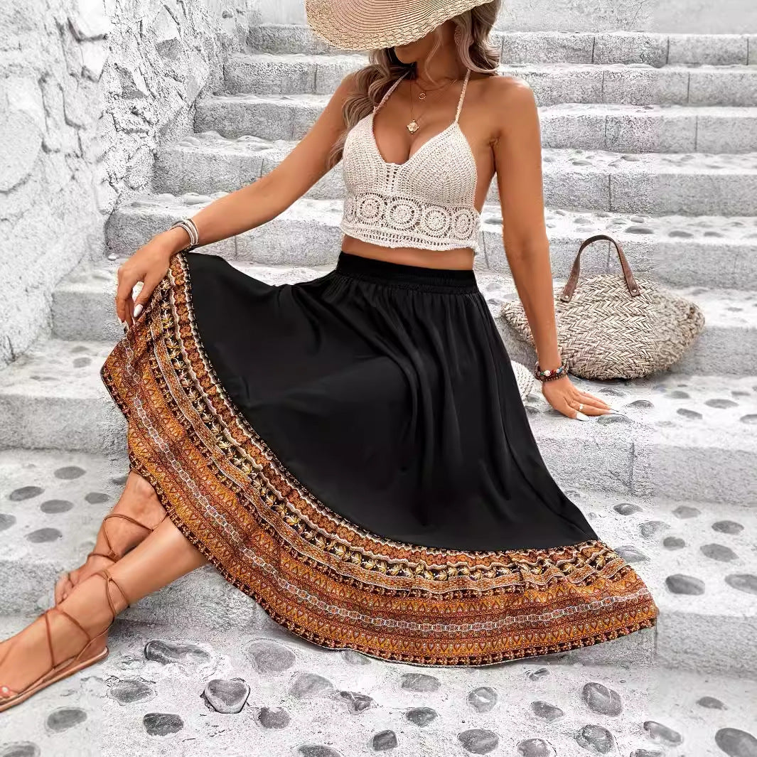 Boho áčková maxi sukně od Zarusova