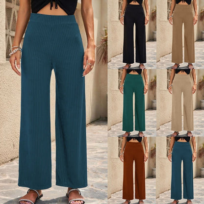 Stretch Wide-Leg Pants by Zarusova