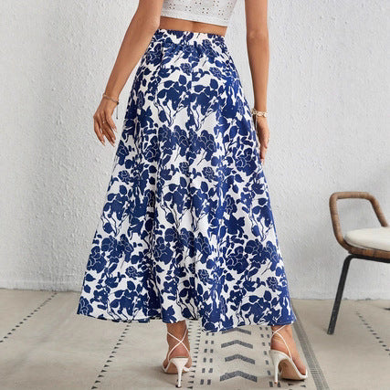 Elegantní květinová skládaná sukně od Zarusova