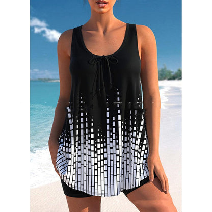 Elegantní bikiny s potiskem pro větší velikosti od Zarusova