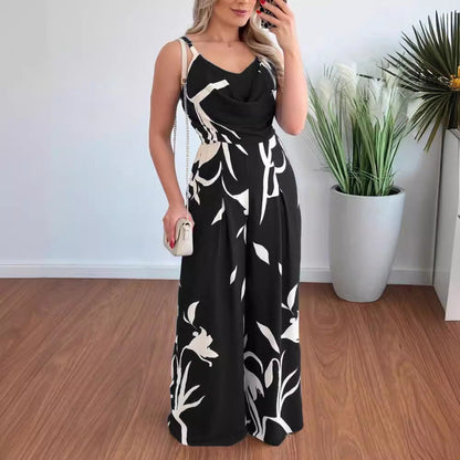 Elegantní overal s širokými nohavicemi od Zarusova
