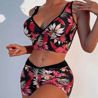 Bikiny s pestrým potiskem boxerek od Zarusova