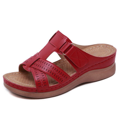 Dámské sandály Zarusova na klínku Vintage Slip-On
