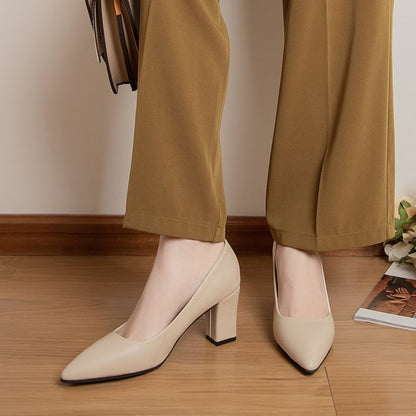 Chic Pointed High Heels by Zarusova